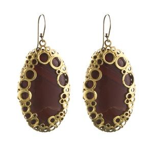 Alexis Bittar Klimt Oval Drop Earrings